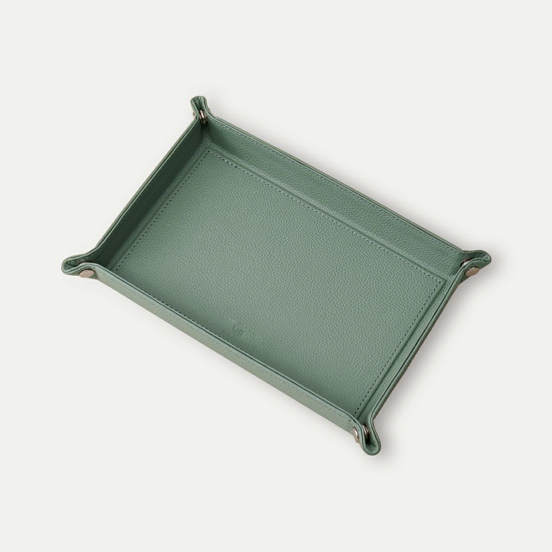 レザートレーM_ミントグレー