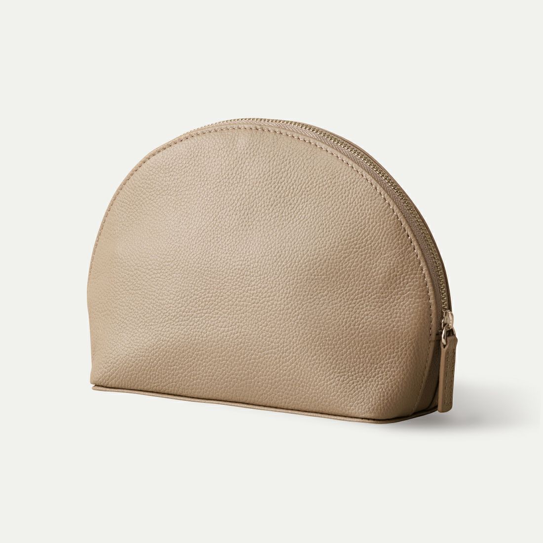 シェルポーチ_サンドベージュ