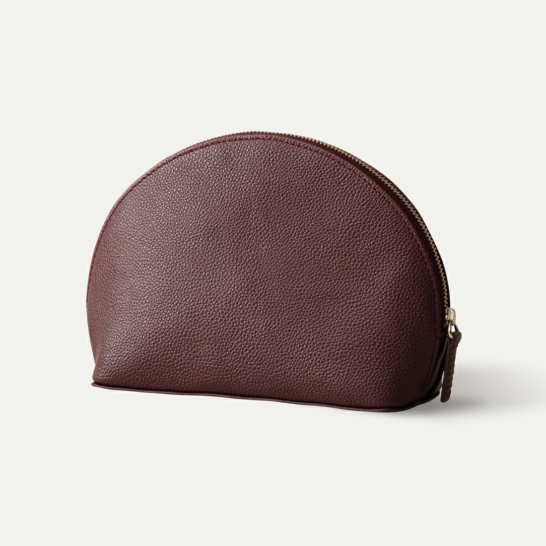 シェルポーチ_バーガンディー