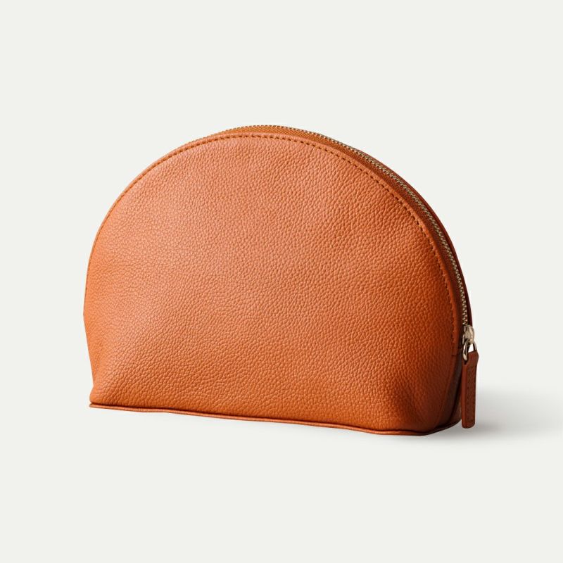 シェルポーチ_シエナキャメル