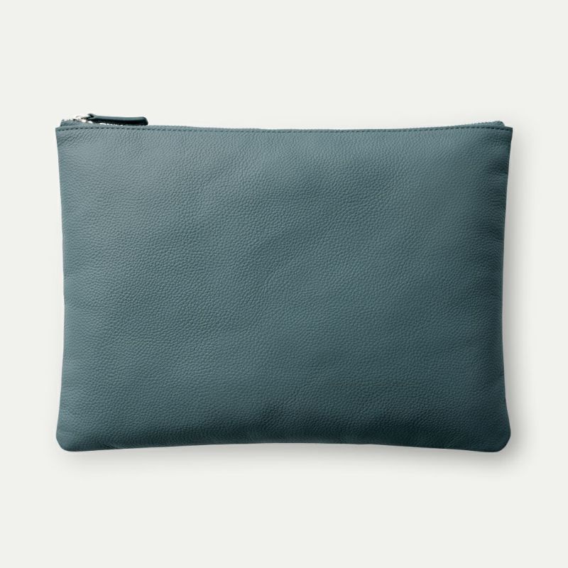 ポーチL_ティールブルー