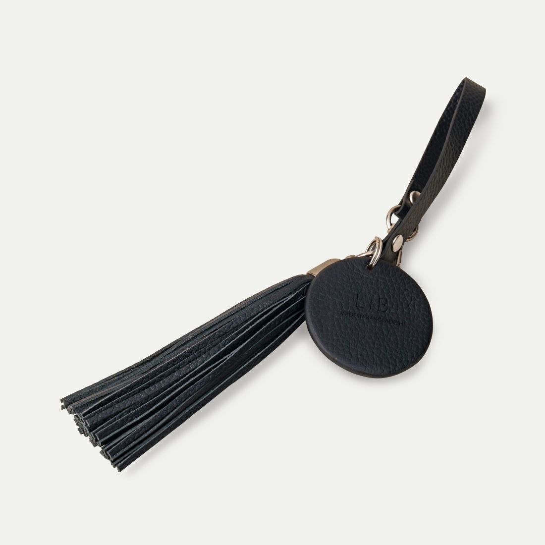 タッセルチャーム_ホールブラック