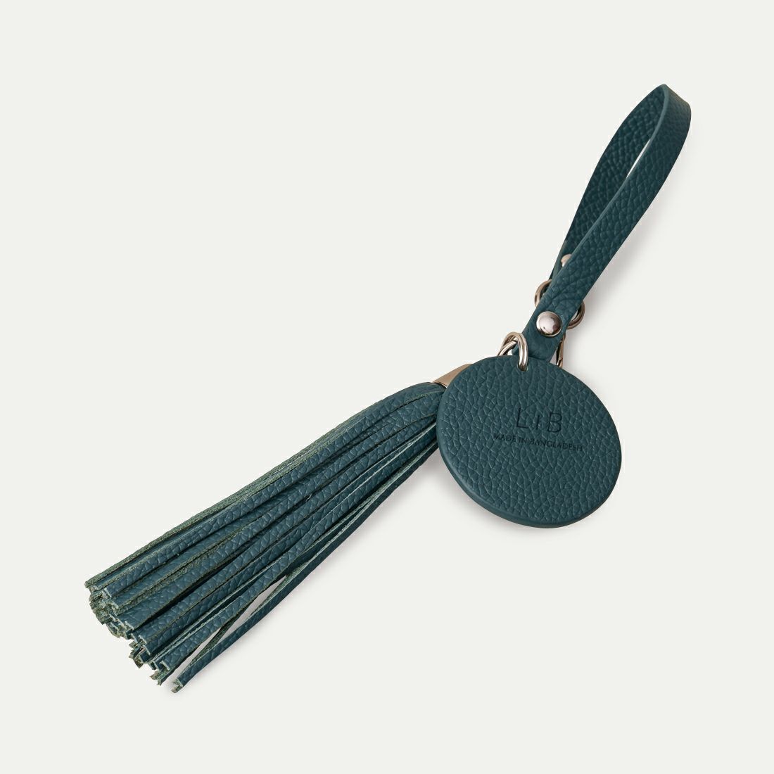 タッセルチャーム_ティールブルー