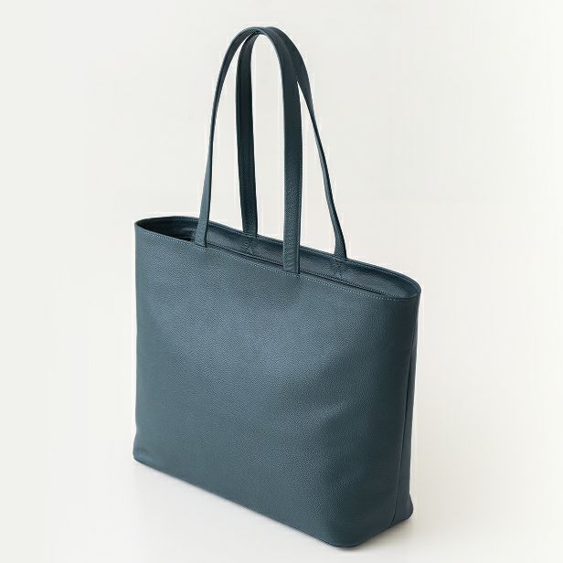 【美品】ビジネスレザーファクトリーA4トートバッグ（ネイビー） トートバッグ A4トートバッグ | ビジネスレザーファクトリー
