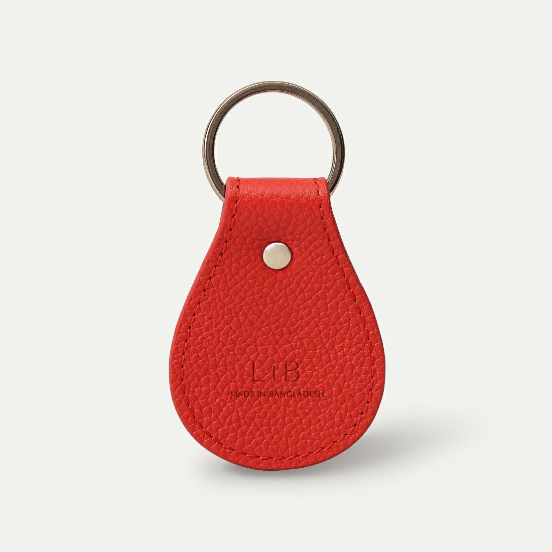 キーホルダー_アンバーレッド