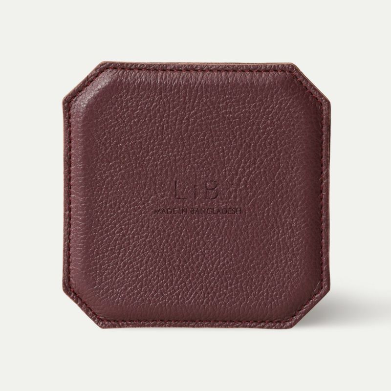 コースター_バーガンディー