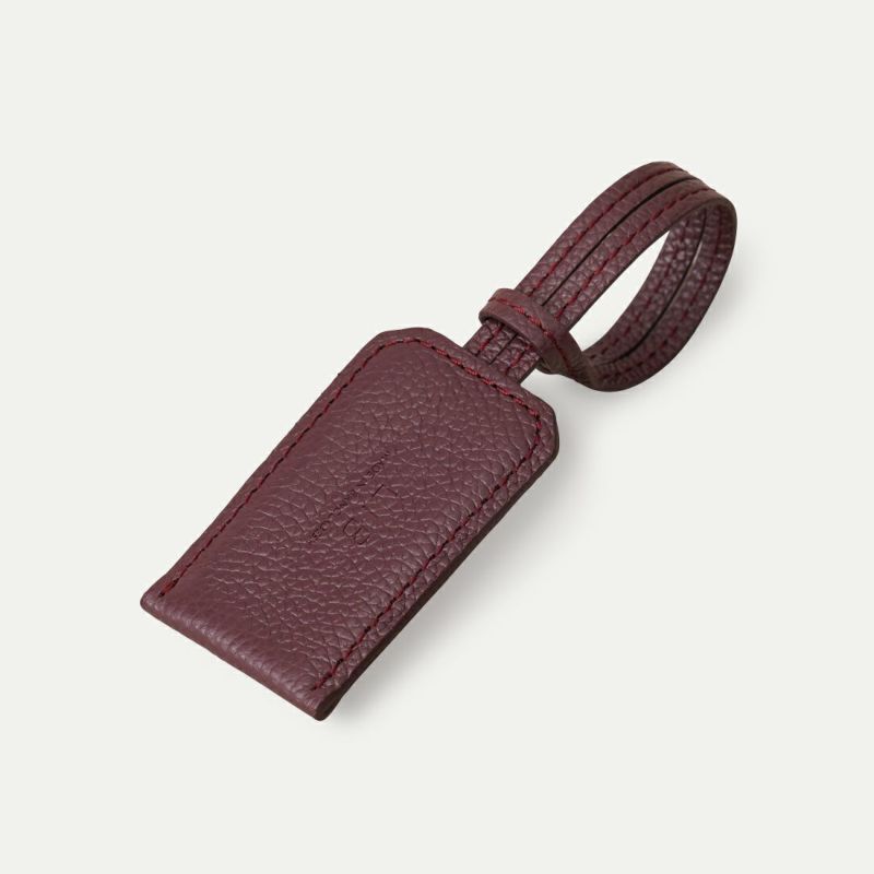 ネームタグ_バーガンディー