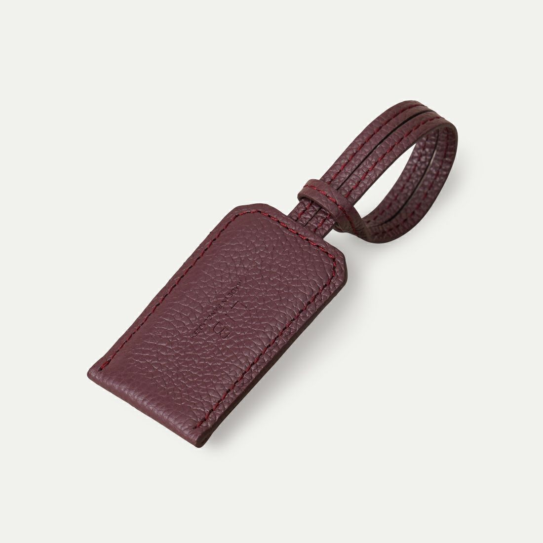 ネームタグ_バーガンディー