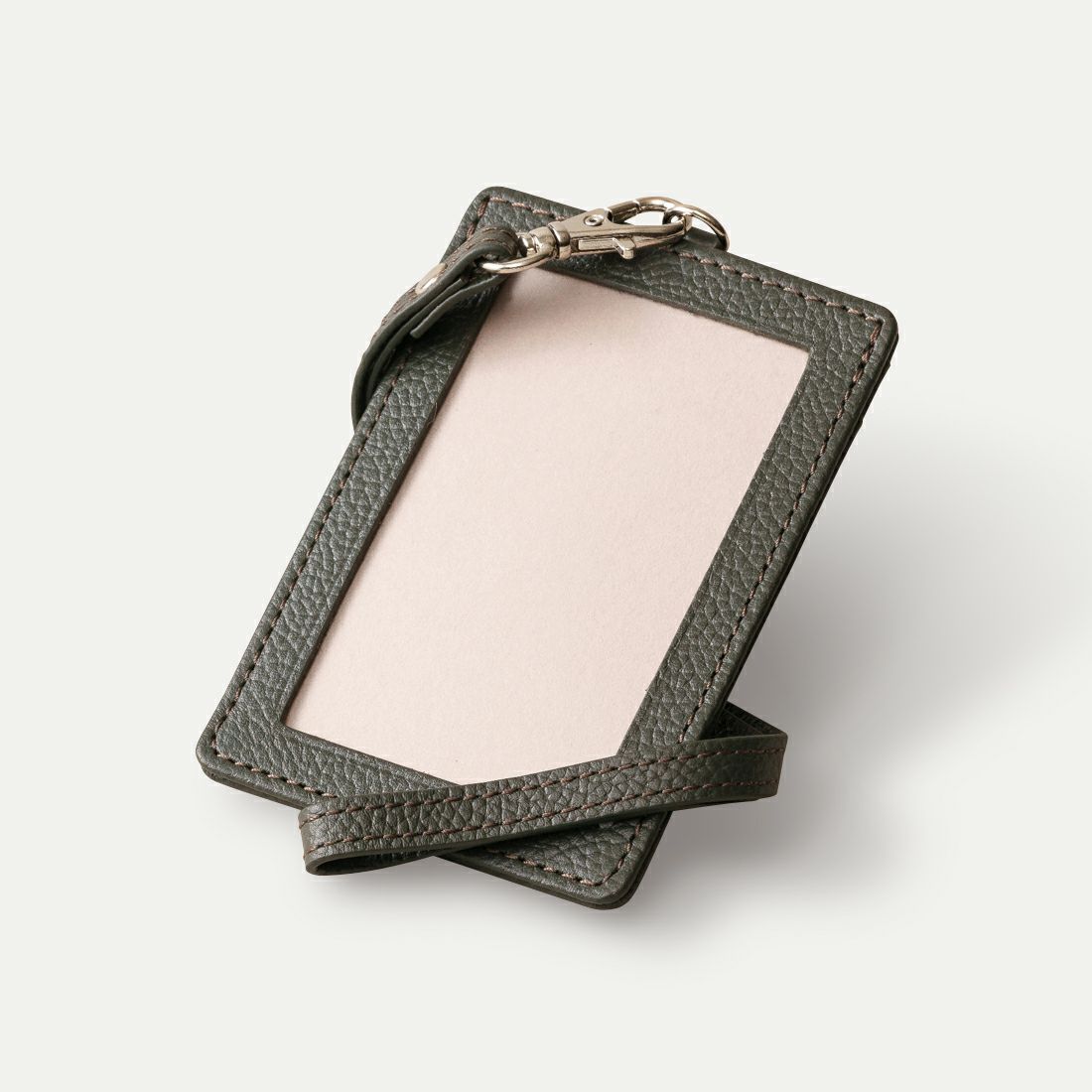 スリムパスケース（セット）_ブラックオリーブ