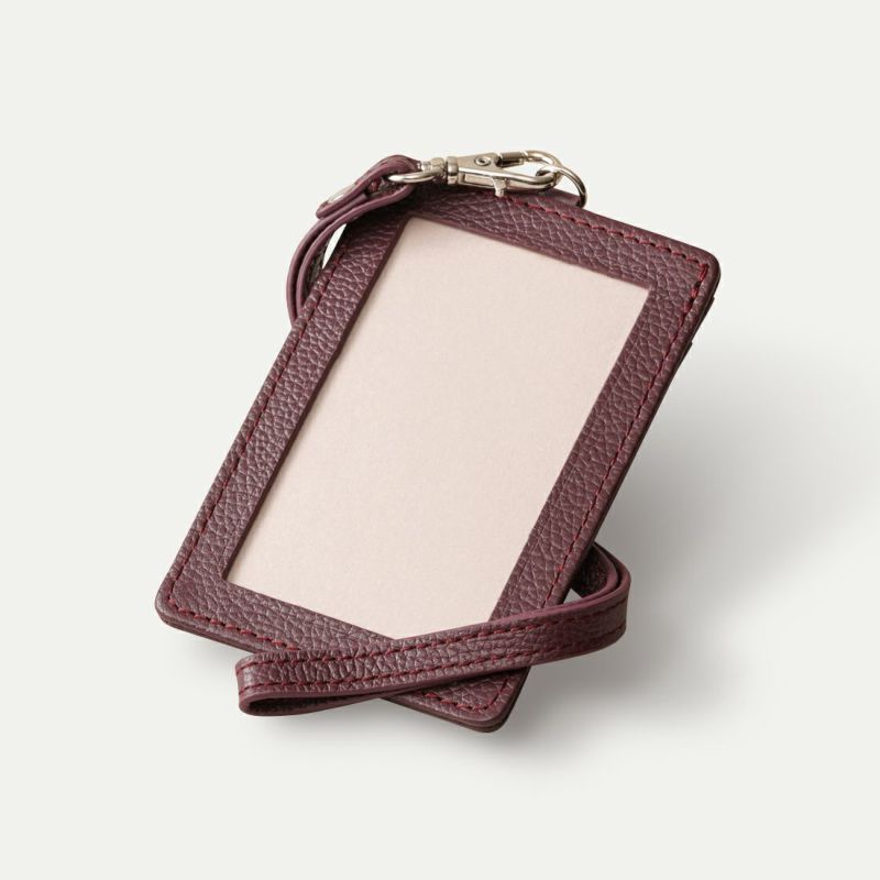 スリムパスケース（セット）_バーガンディー