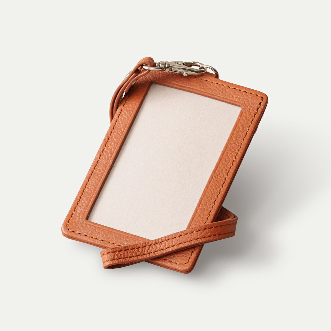 スリムパスケース（セット）_シエナキャメル