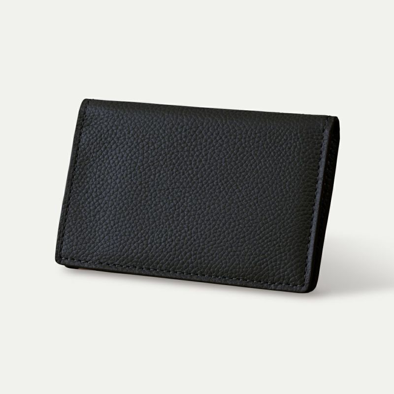 コンパクト名刺入れ_ホールブラック