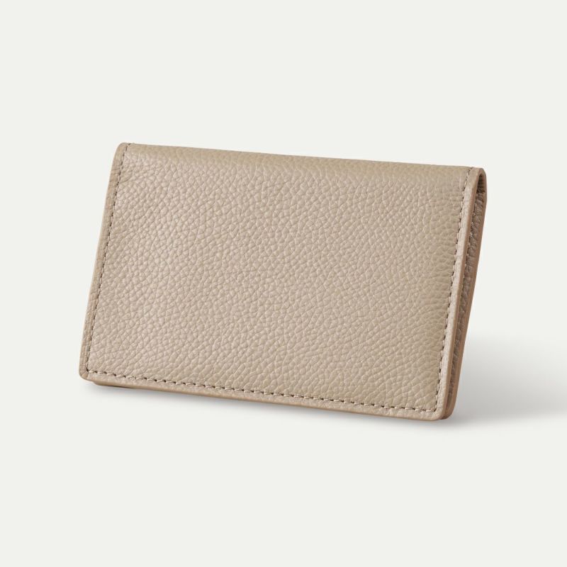 コンパクト名刺入れ_サンドベージュ