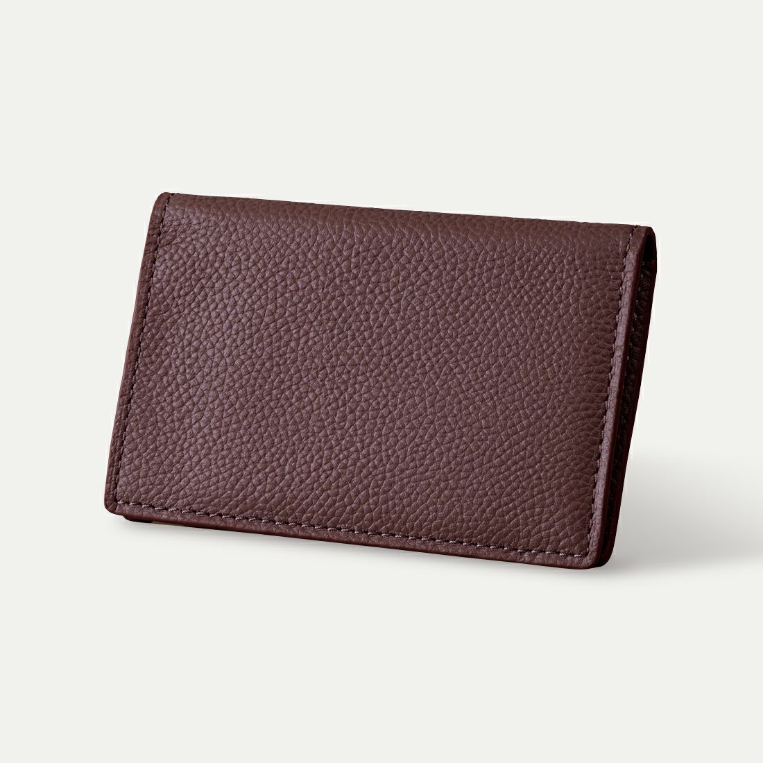 コンパクト名刺入れ_バーガンディー