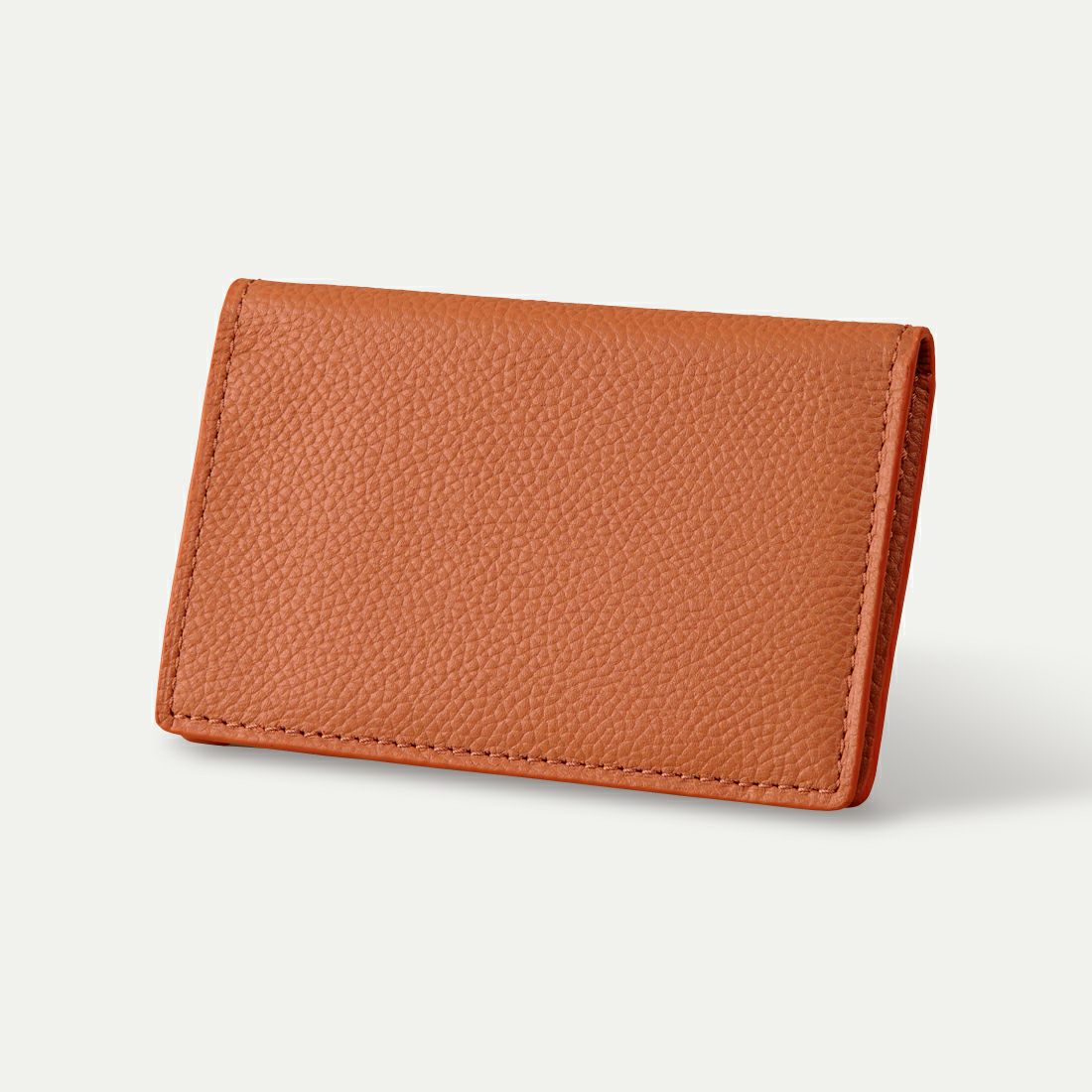 コンパクト名刺入れ_シエナキャメル