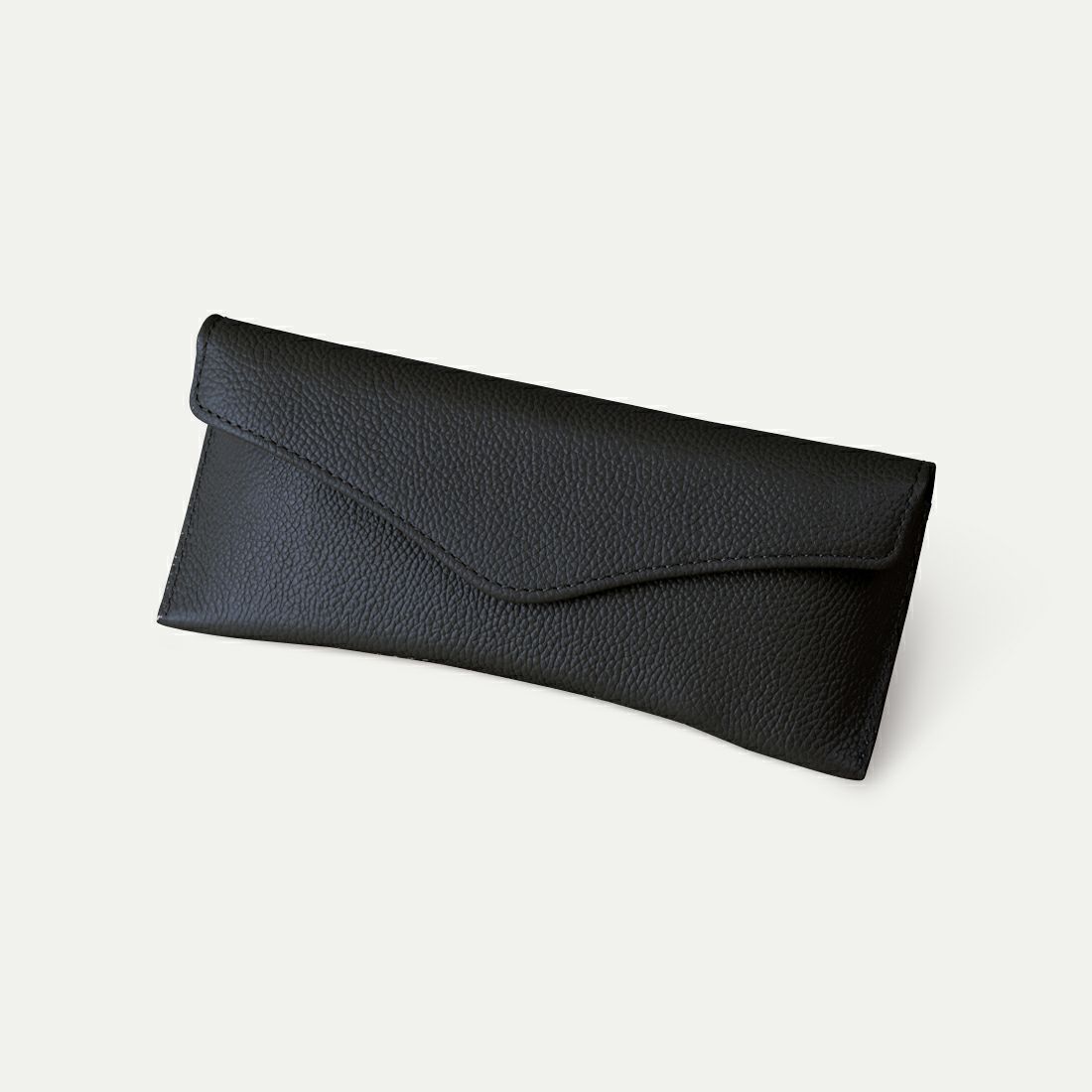 メガネケース(フラップ)_ホールブラック