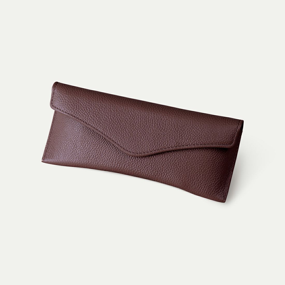 メガネケース(フラップ)_バーガンディー