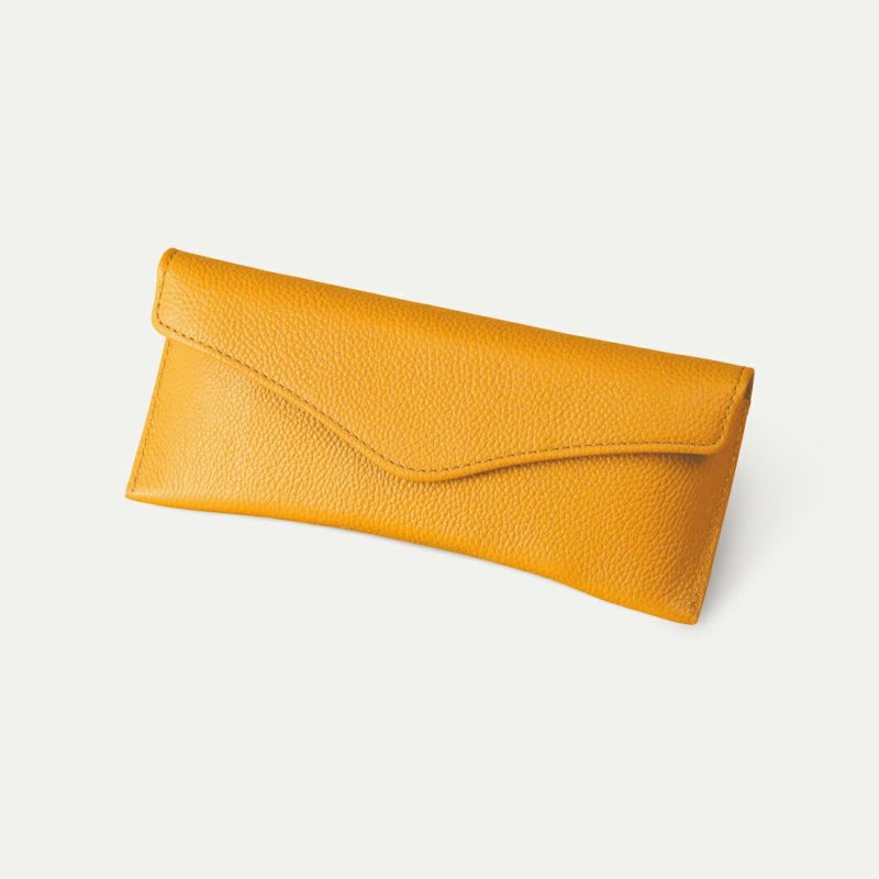 メガネケース(フラップ)_メープルイエロー