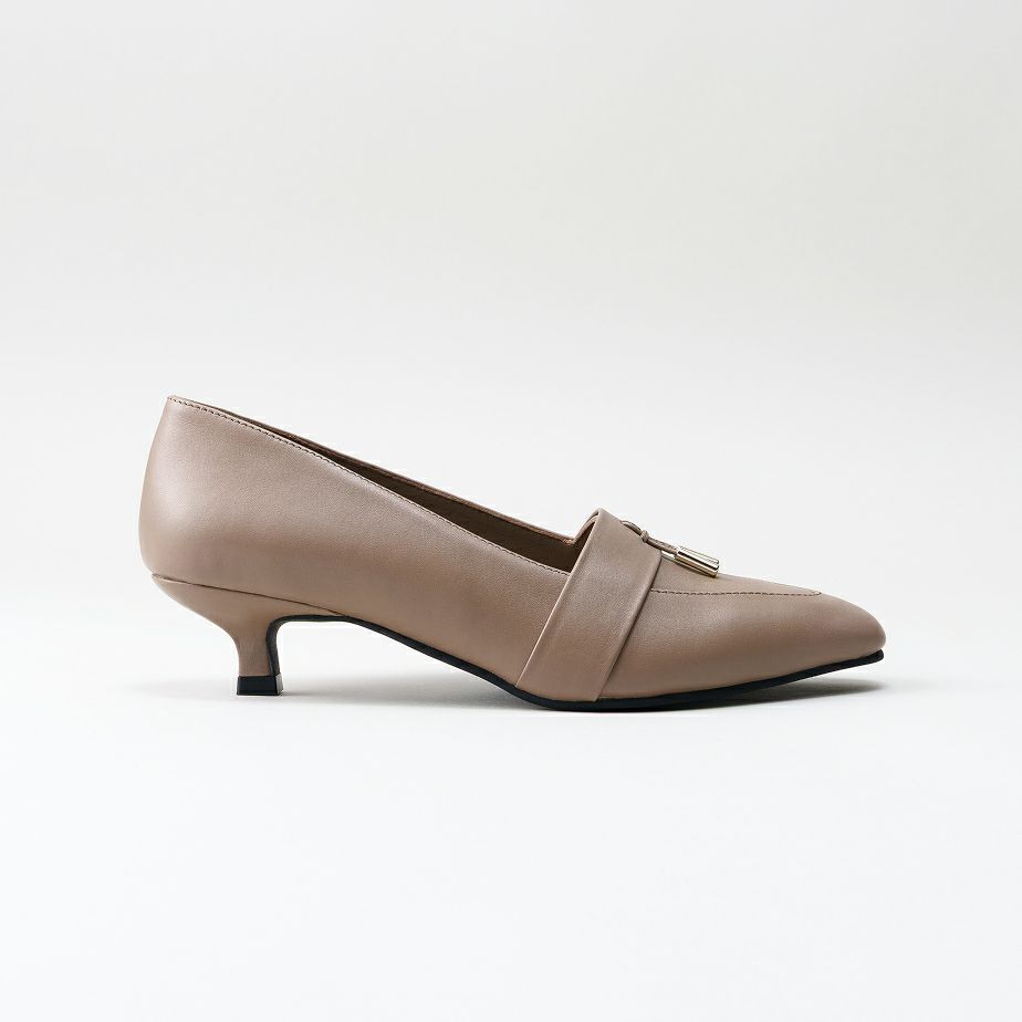 タッセルモチーフ ヒール 3.5cm (キトゥンヒール)