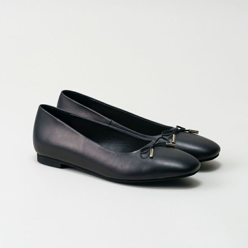 バレエシューズ フラット (スクエアトゥ)