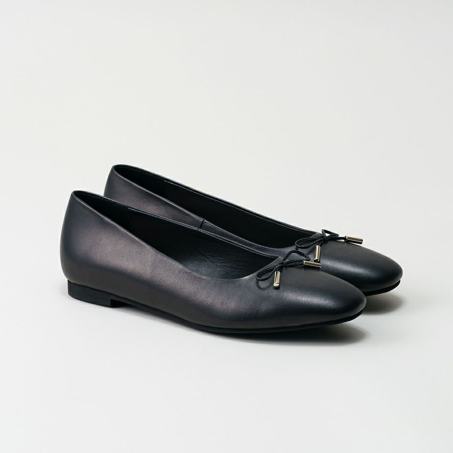  バレエシューズ フラット (スクエアトゥ)