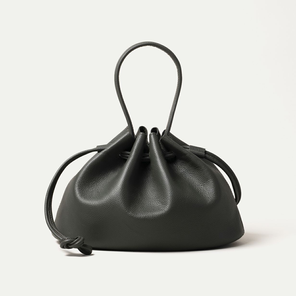 巾着バッグ M (プレーンハンドル付)