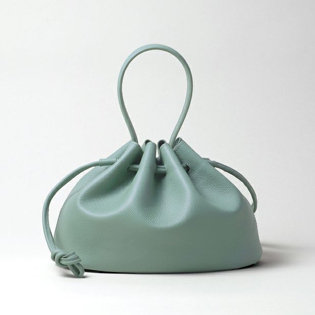 巾着バッグ M (プレーンハンドル付)