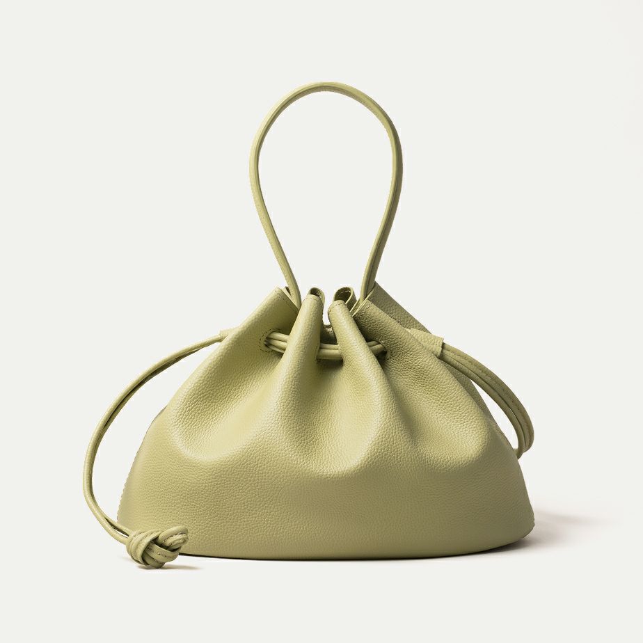 巾着バッグ M (プレーンハンドル付)