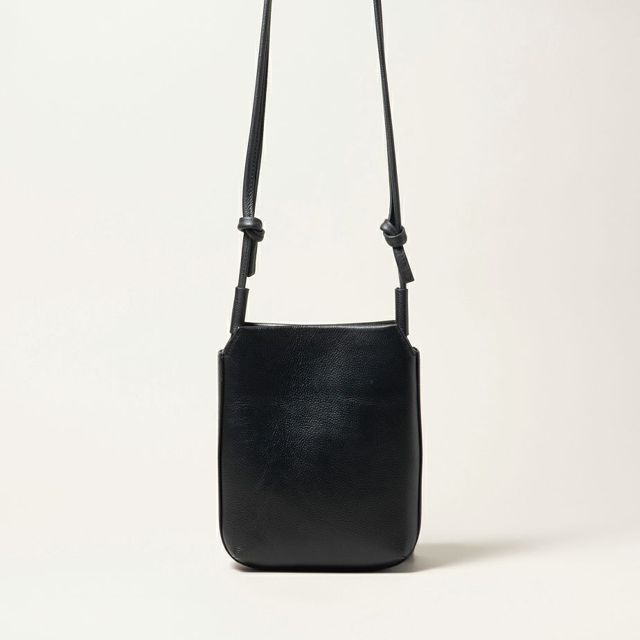 縦型ショルダーバッグ (コンパクト) (ショルダーベルトストリング付)