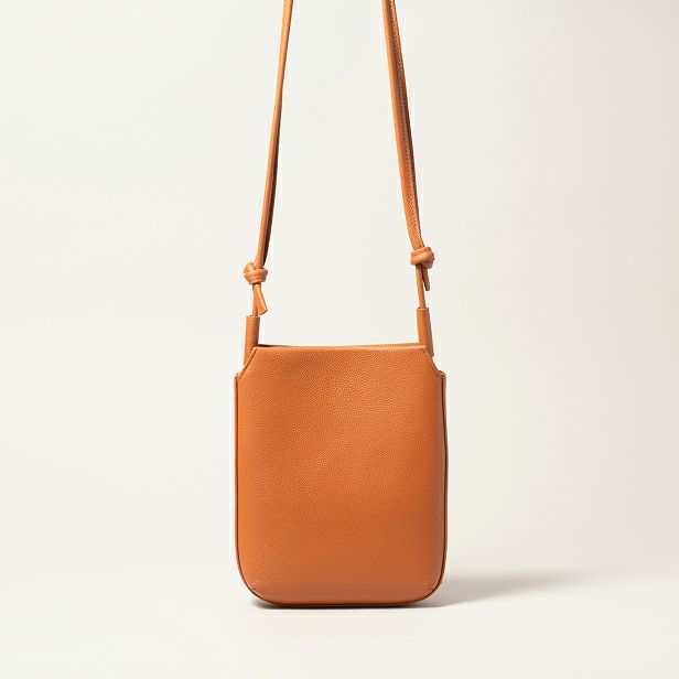 縦型ショルダーバッグ (コンパクト) (ショルダーベルトストリング付)